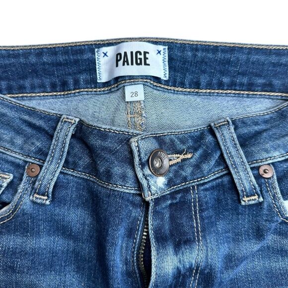 PAIGE Women’s Hansen Wash Verdugo Ankle Skinny Jeans Size 28 - Picture 4 of 7